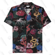 Reiss Haboutai Snake Print Cuban Collar Shirt, $160